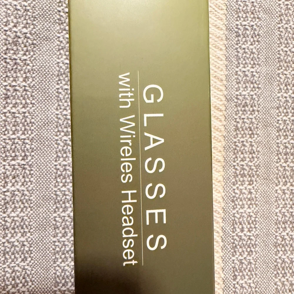 Green Glasses with Wireless Headset